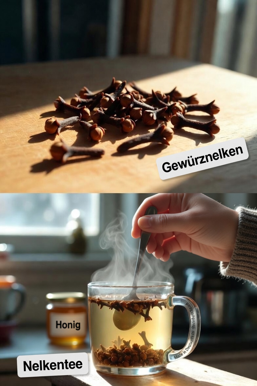 Entdecken Sie einfache Möglichkeiten, Nelken für täglichen Halskomfort und Wohlbefinden zu nutzen