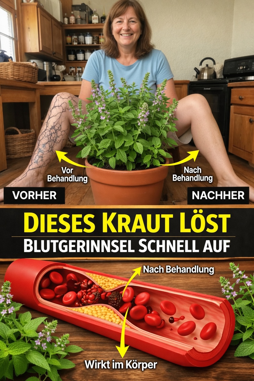 Entdecken Sie die besten Kräuter, die eine gesunde Durchblutung der Beine unterstützen und Schwellungen auf natürliche Weise reduzieren können