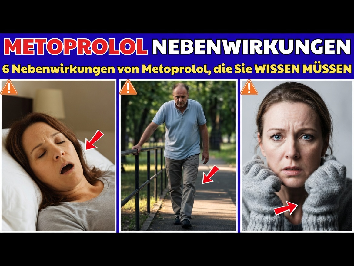 Was sind die 10 häufigsten Nebenwirkungen von Metoprolol und wie kann man sie richtig in den Alltag integrieren?