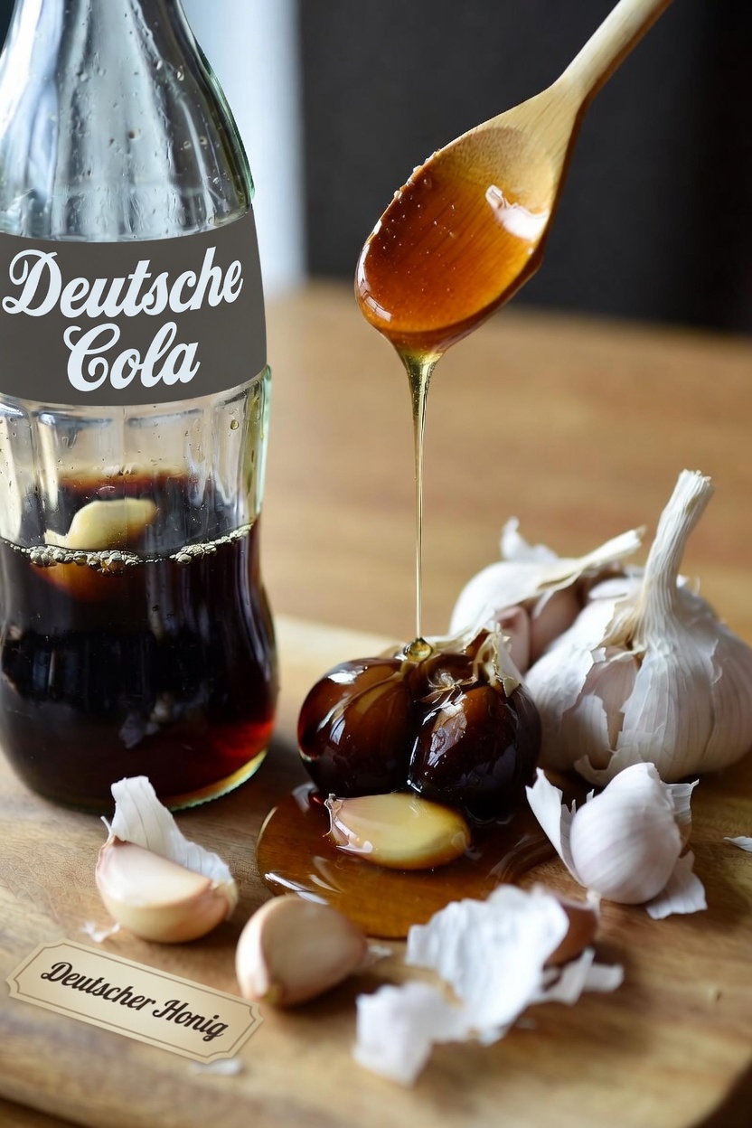 Erkundung der ungewöhnlichen Kombination aus Knoblauch, Coca-Cola und Honig: Ein einfaches Hausrezept