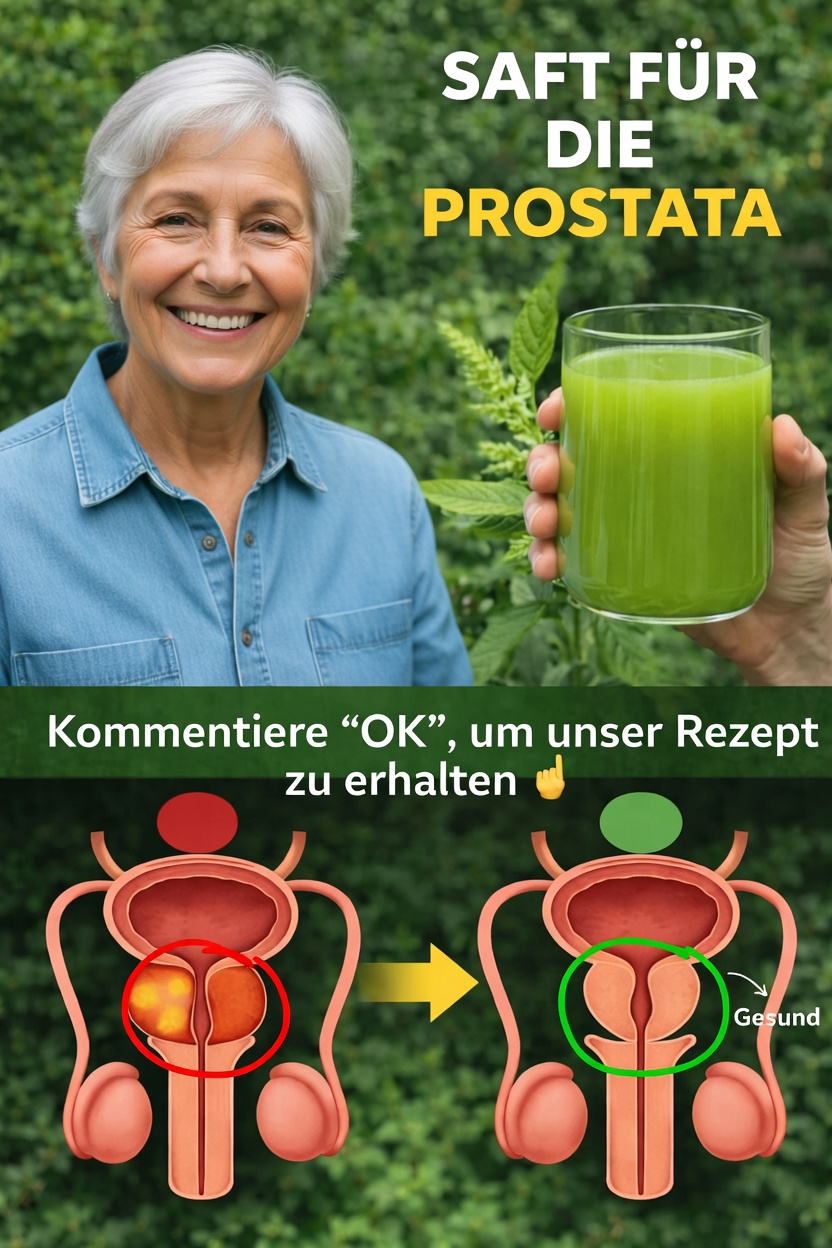 Einfache grüne Säfte und Gewohnheiten zur Unterstützung der Prostatagesundheit im Alter
