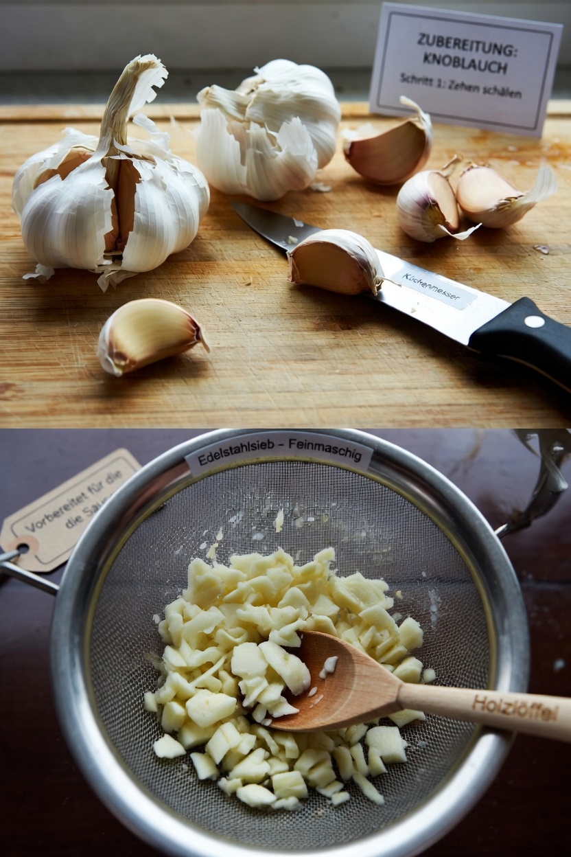 Entdecke die einfache Möglichkeit, zu Hause eine Mischung aus Knoblauch und Milch für den täglichen Gebrauch zuzubereiten