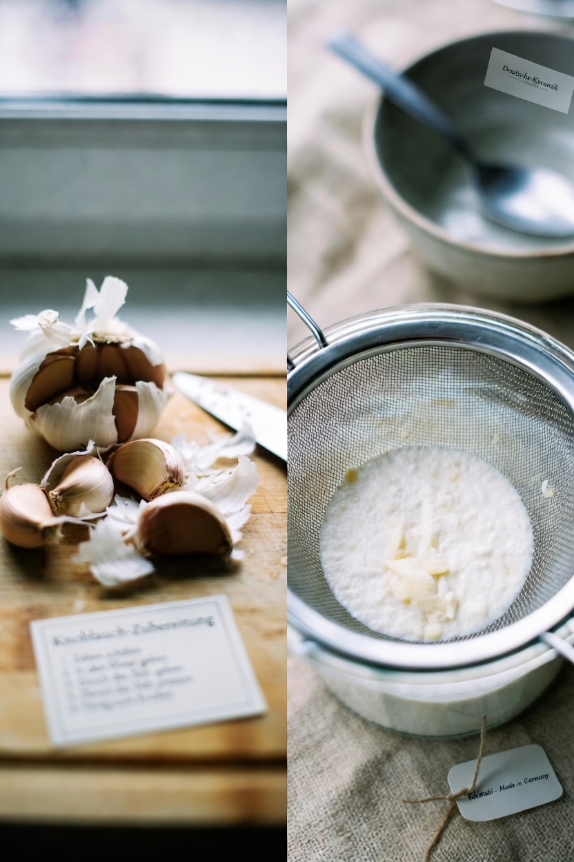 Entdecke die einfache Möglichkeit, zu Hause eine Mischung aus Knoblauch und Milch für den täglichen Gebrauch zuzubereiten