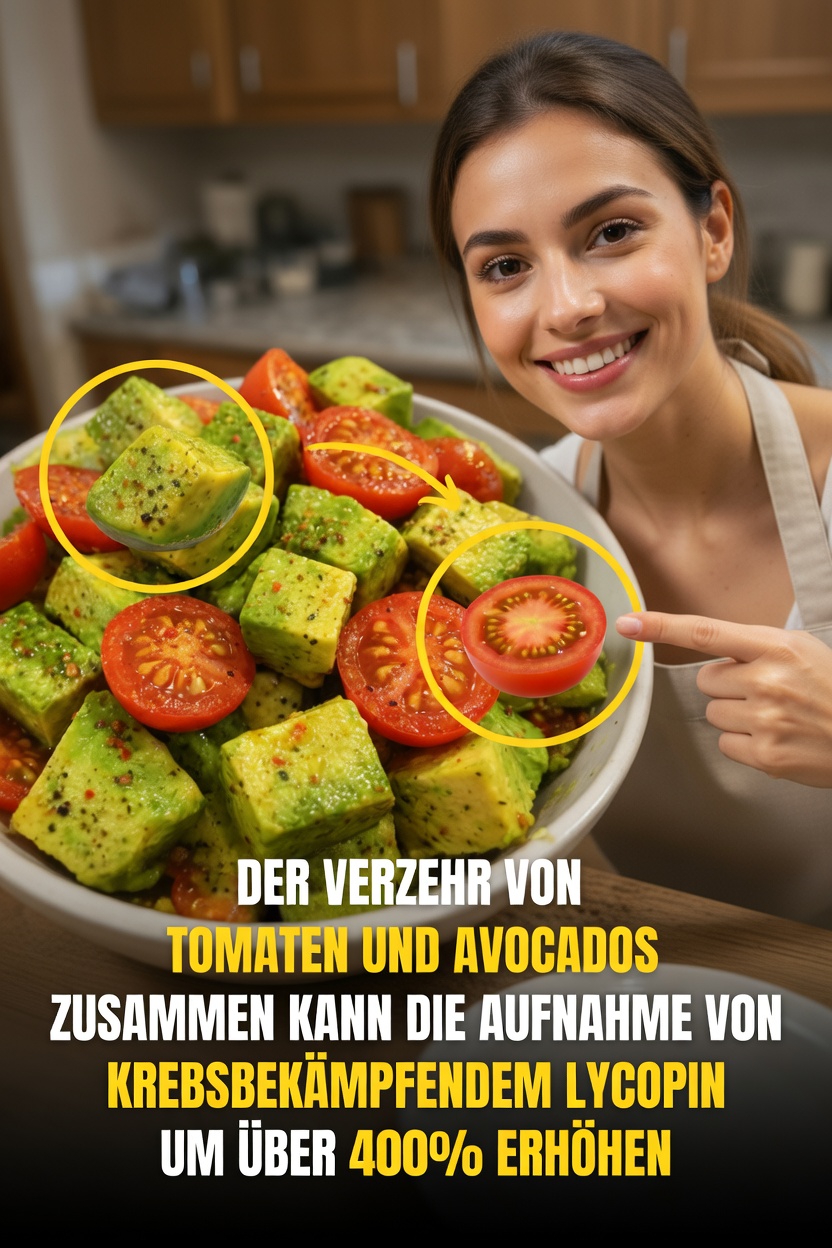 Fehlt Ihnen nach 50 diese einfache Gewohnheit mit Tomaten und Avocados?