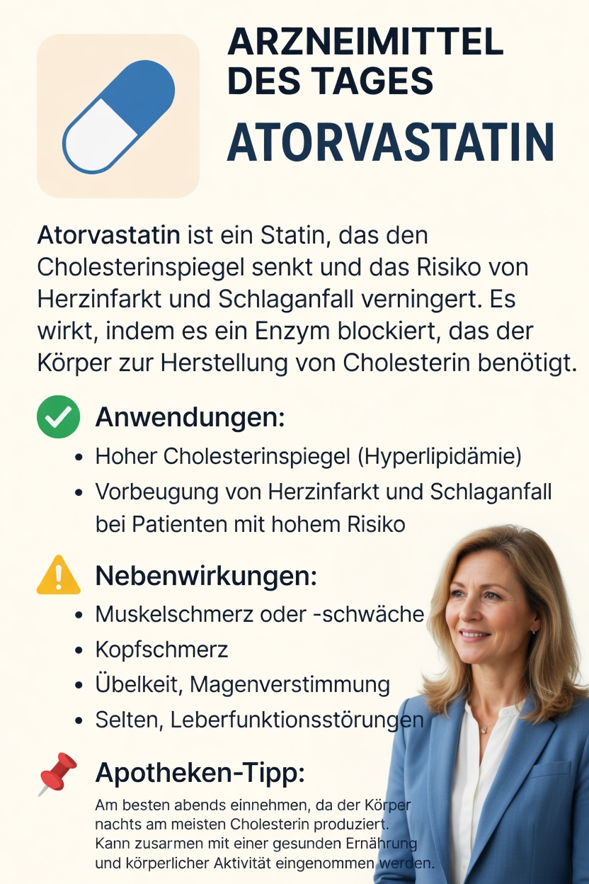 Atorvastatin-Nebenwirkungen verstehen: Was Sie für ein besseres Management Ihrer Herzgesundheit wissen müssen
