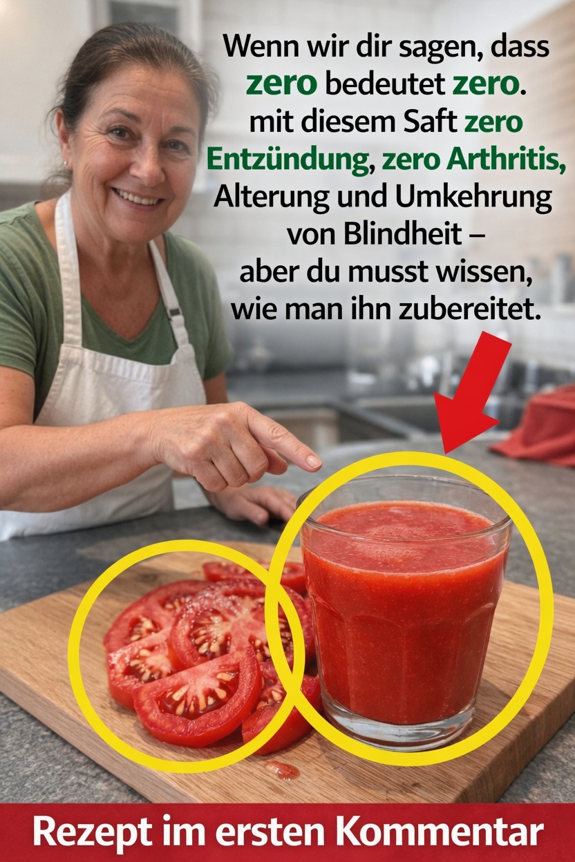 Die überraschenden gesundheitlichen Vorteile von frischem Tomatensaft: Eine einfache Möglichkeit, Ihre tägliche Ernährung zu verbessern