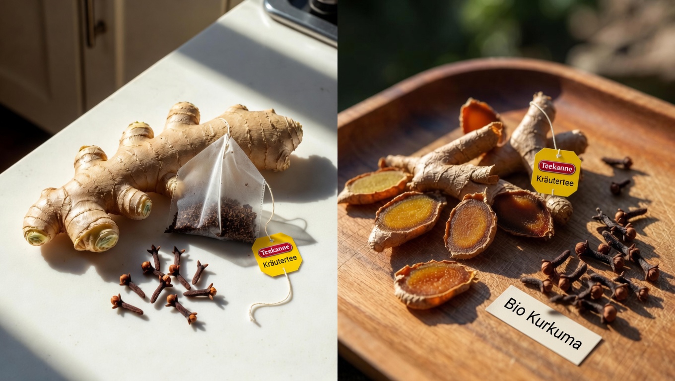 Eine einfache Möglichkeit, Ingwer, Nelken und schwarzen Tee in Ihren Alltag zu integrieren