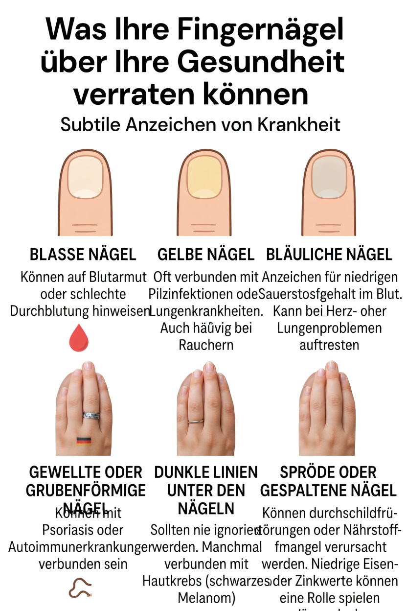 Was diese Linien auf Ihren Nägeln Ihnen möglicherweise über Ihre Gesundheit verraten könnten