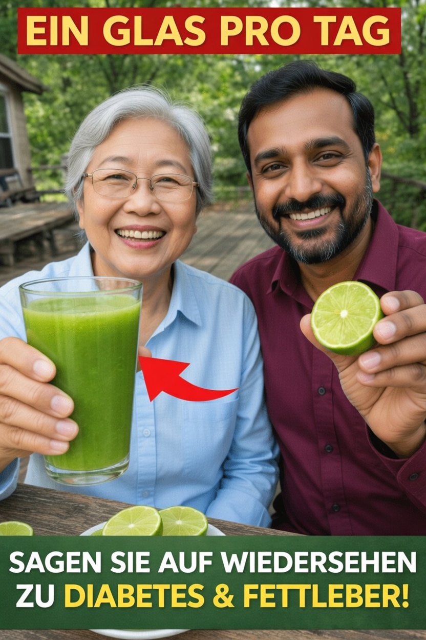 Eine einfache tägliche Gewohnheit mit einem grünen Getränk zur Unterstützung Ihrer Lebergesundheit, des Blutzuckergleichgewichts und der Durchblutung