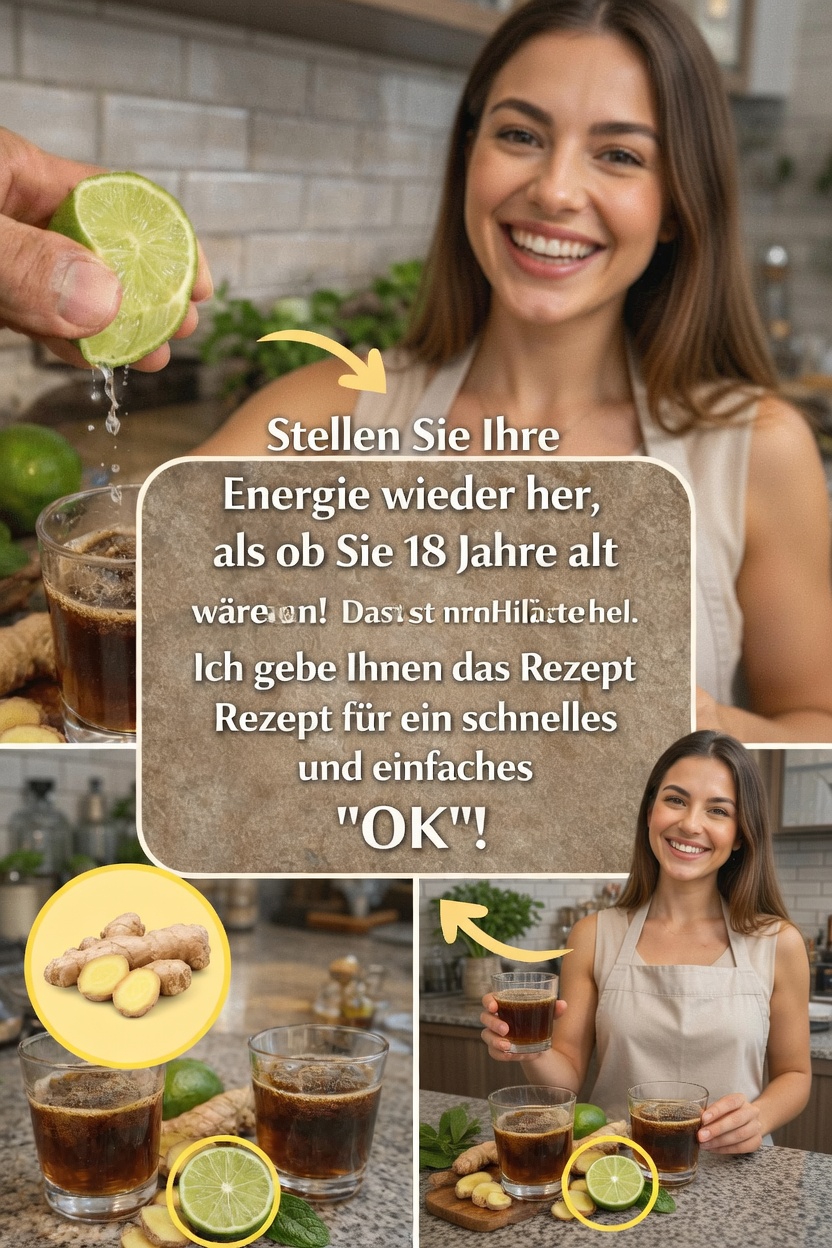 Ein einfaches Abendritual: Ein natürliches Getränk aus Ingwer, Limette und Honig für das tägliche Wohlbefinden entdecken