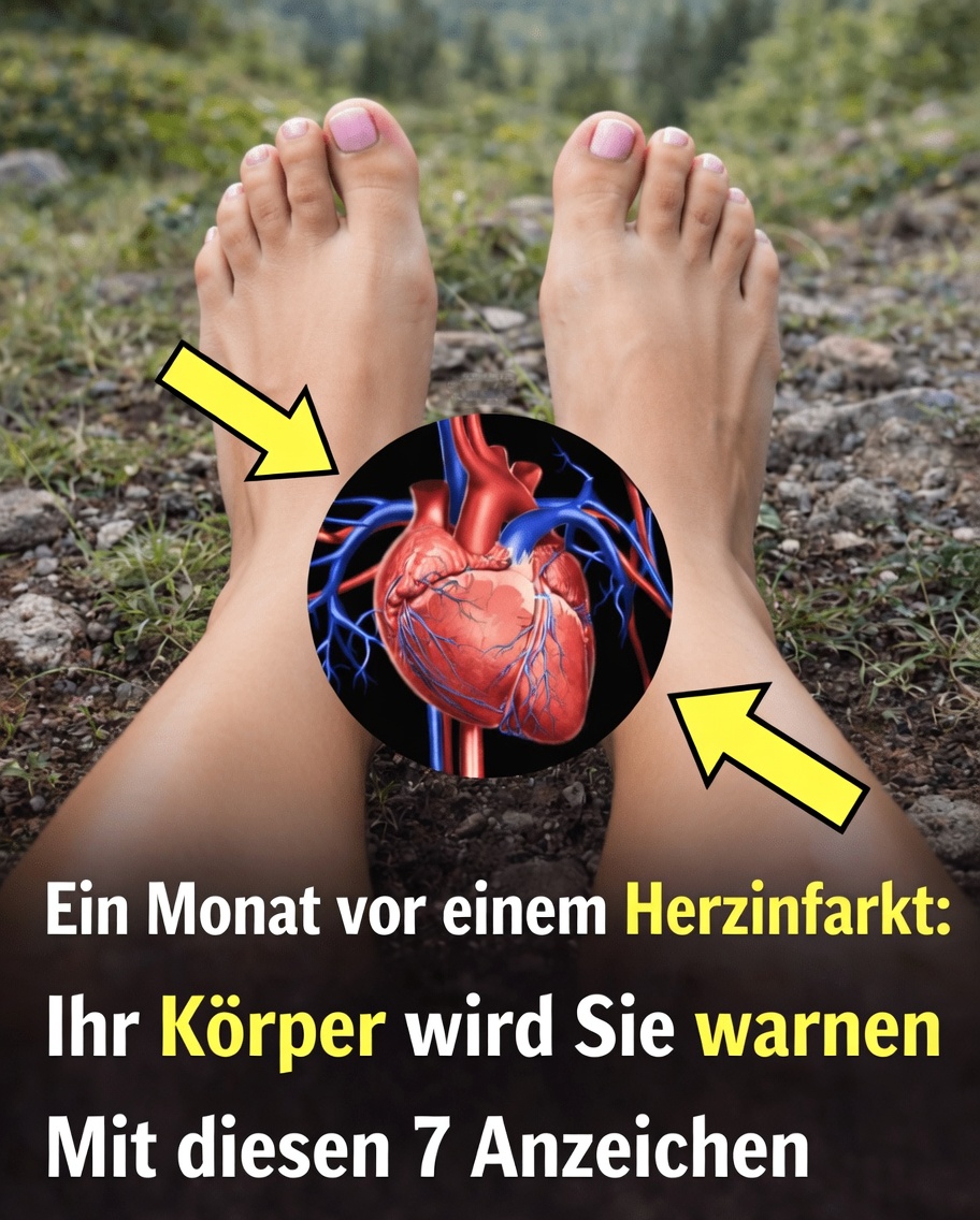 7 wichtige Warnzeichen, die Ihr Körper Ihnen möglicherweise Wochen vor einem Herzinfarkt sendet