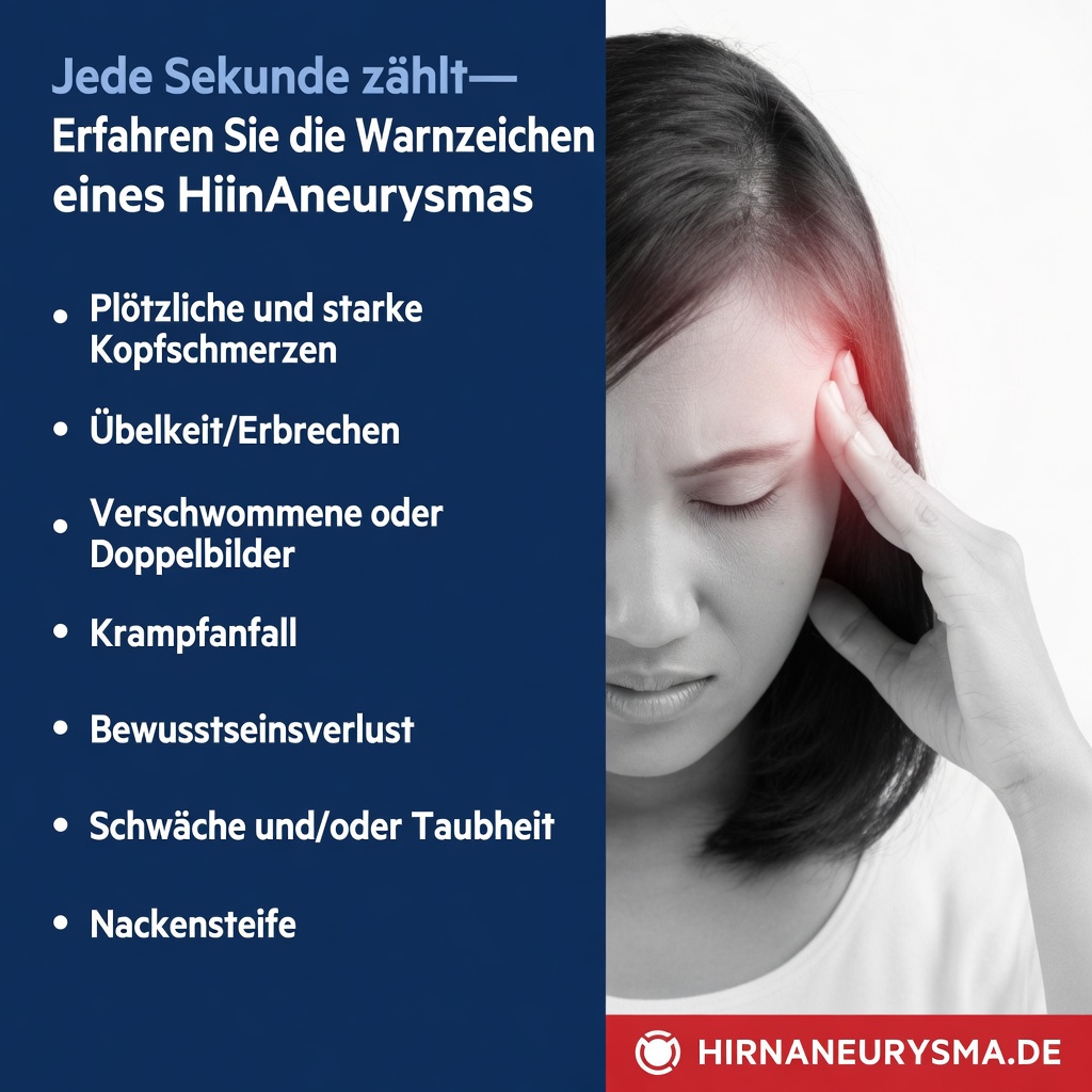 Was sind die wichtigsten Anzeichen und Symptome eines Hirnaneurysmas, die Sie nicht ignorieren sollten?