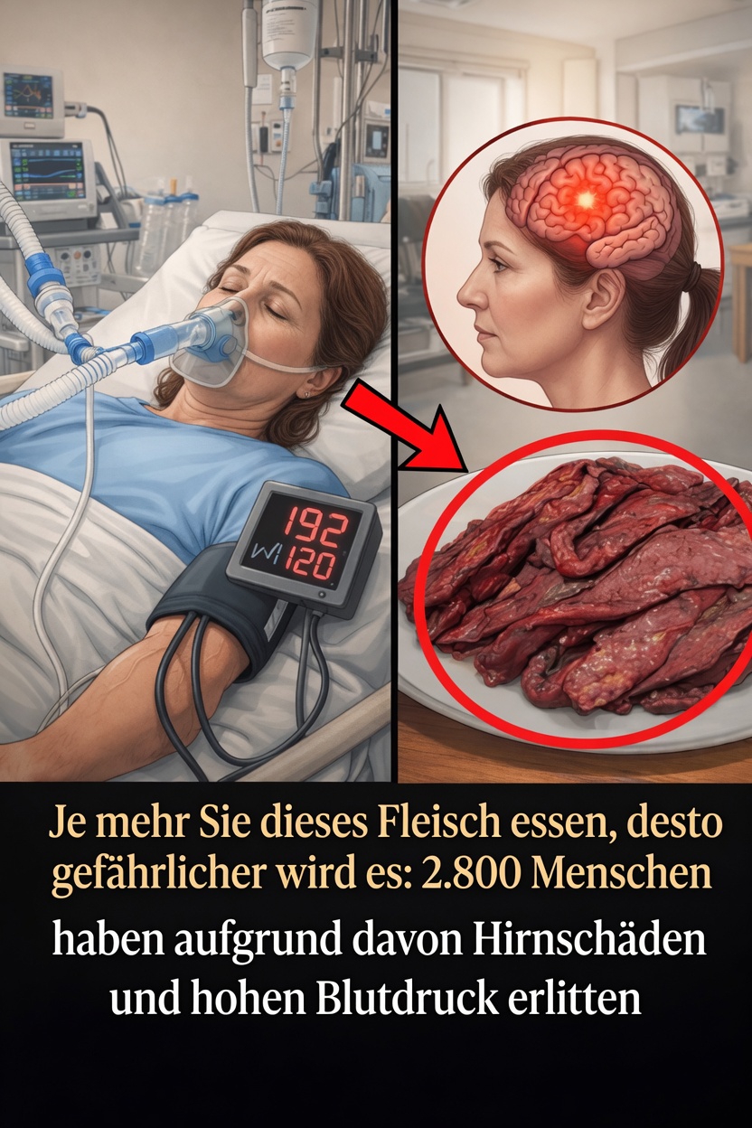 Wie der tägliche Verzehr von verarbeitetem Fleisch laut Studien Ihren Blutdruck und Ihre Gehirngesundheit beeinflussen kann