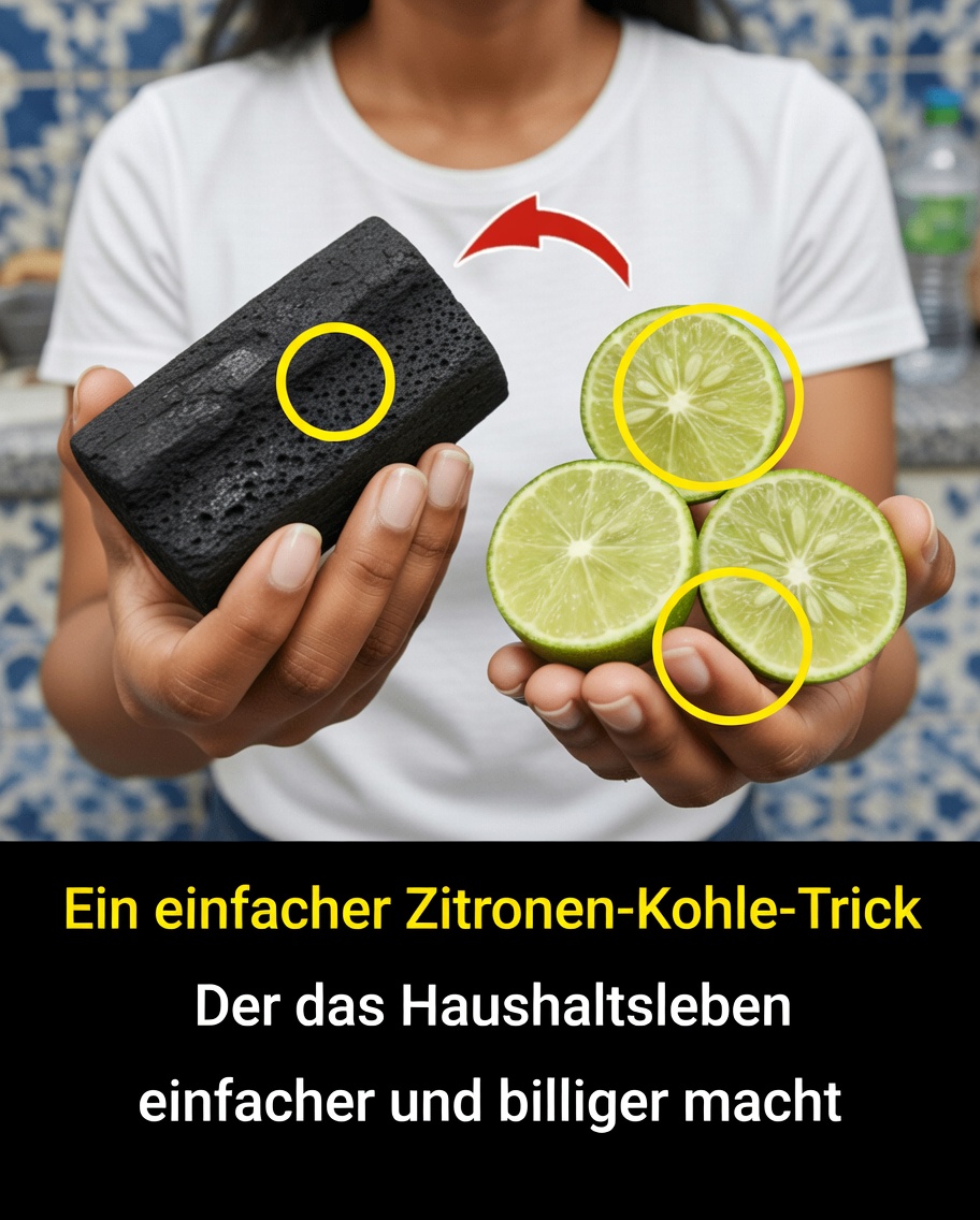 Entdecken Sie diesen einfachen Haushalts-Hack mit Zitrone und Holzkohle, der den Alltag leichter und günstiger macht