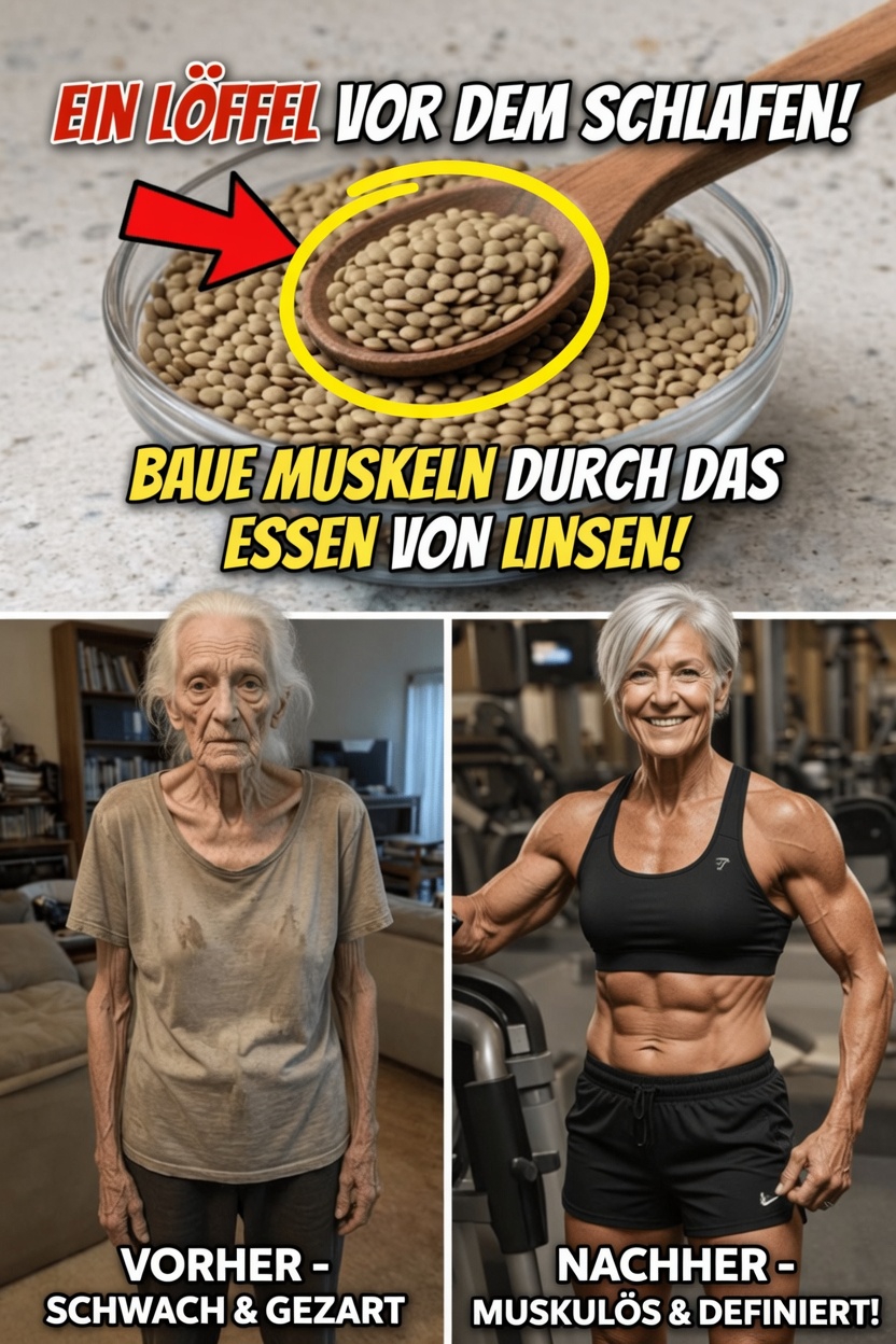 Entdecken Sie, warum es für Erwachsene über 70 eine beliebte Gewohnheit ist, vor dem Schlafengehen einen Löffel Linsen zu essen