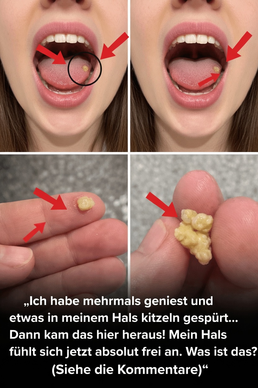 Was ist dieser kleine Klumpen, der nach dem Niesen aus deinem Hals kam? Mandelsteine verstehen