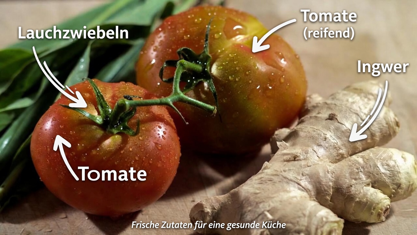 Entdecken Sie, wie ein einfaches Erfrischungsgetränk aus Ingwer und Tomate Ihr natürliches Energieniveau unterstützen kann