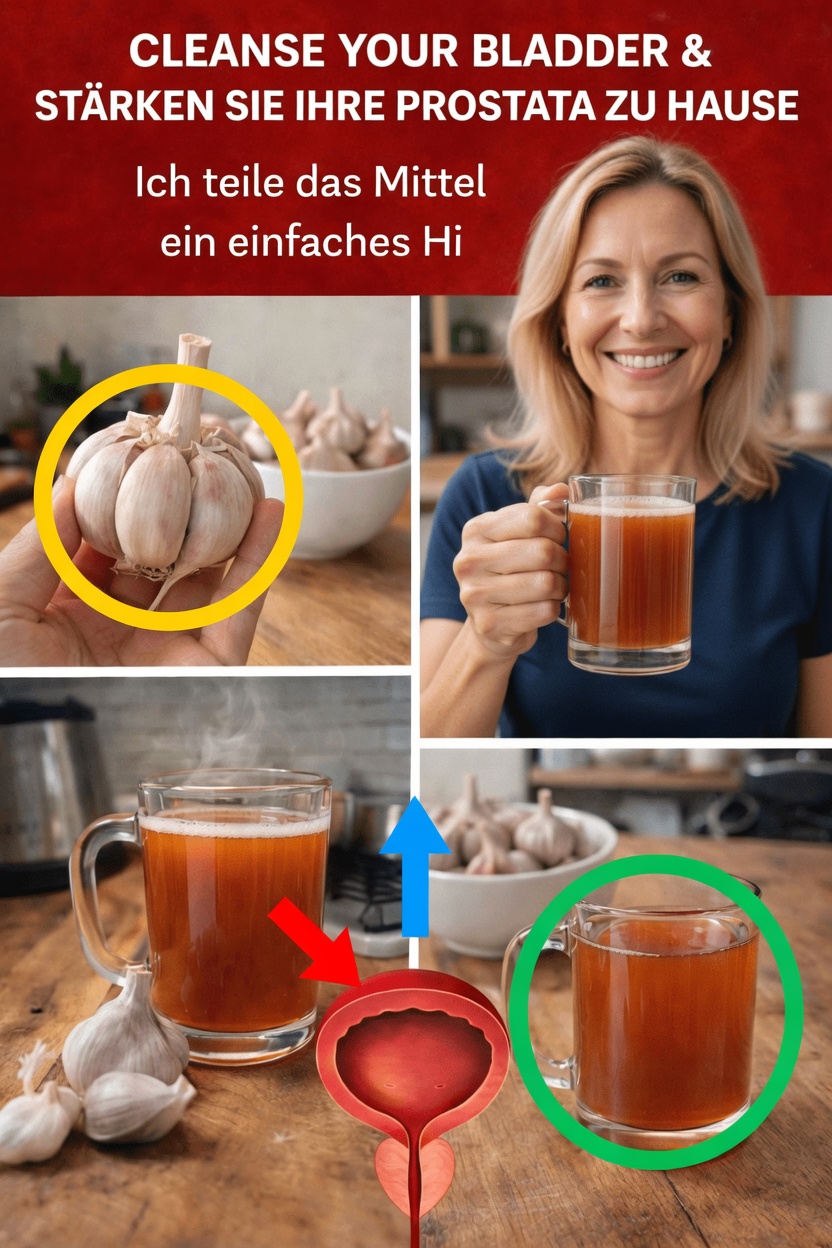 Könnte dieses einfache Knoblauchgetränk nach 60 das Blasenwohlbefinden unterstützen?