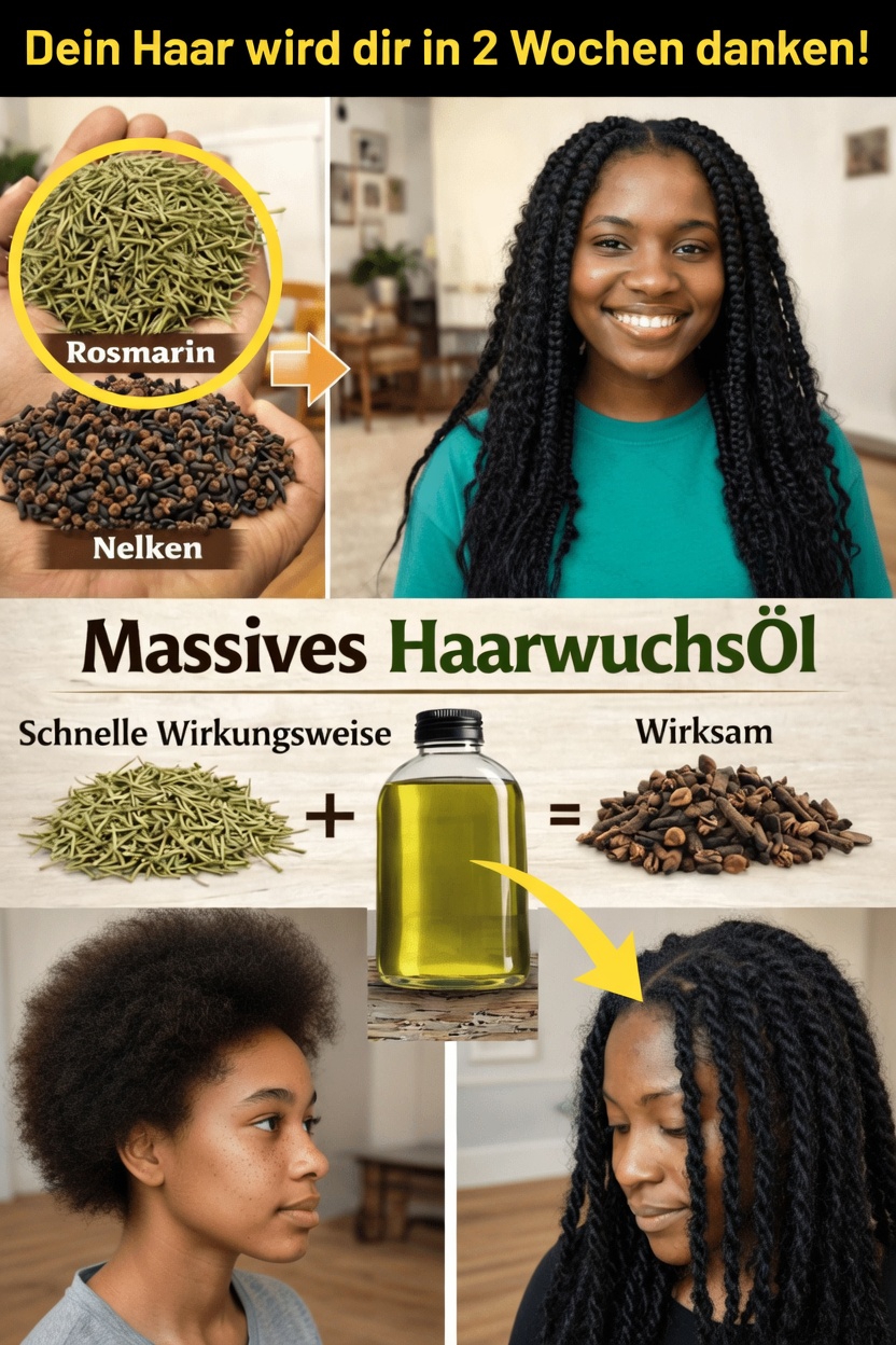 Könnte Rosmarin- und Nelkenwasser die Haarpflegegewohnheit sein, die viele Erwachsene übersehen?