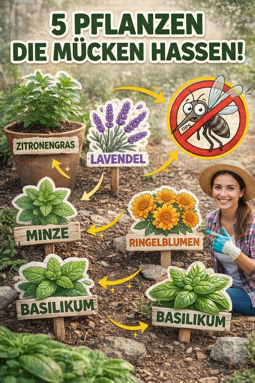 Mücken noch heute Abend stoppen? 5 Gartenpflanzen, die viele Haushalte in Mexiko vergessen