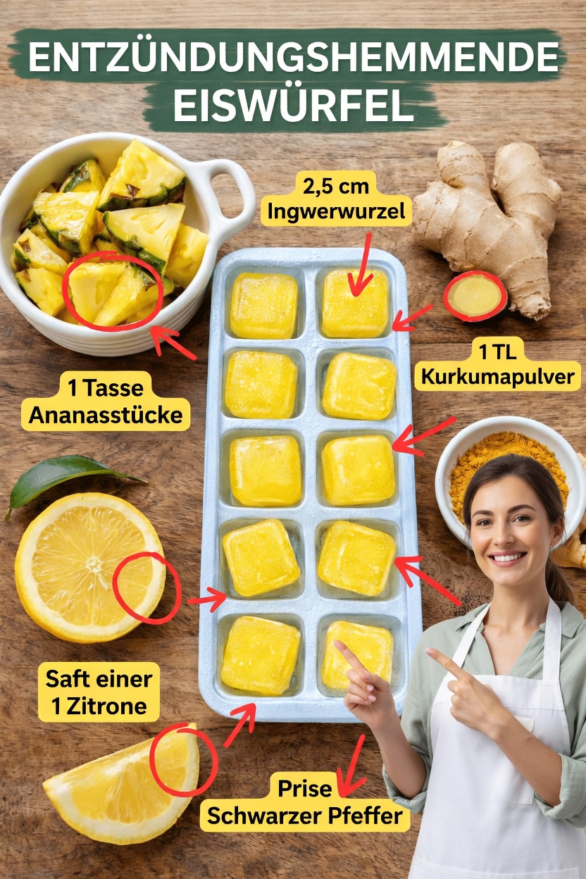 Sind diese entzündungshemmenden Eiswürfel die tägliche Gewohnheit, die Ihrem Körper fehlt?