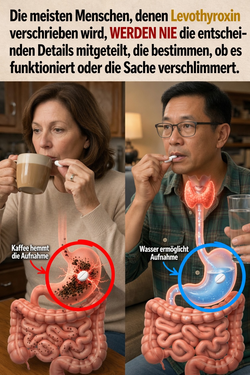Nehmen Sie Levothyroxin jeden Morgen falsch ein? Gewohnheiten, die viele Patienten übersehen