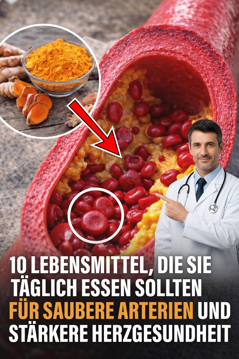 Die 10 besten Lebensmittel, die helfen, die Arterien frei zu halten und die Herzgesundheit zu unterstützen