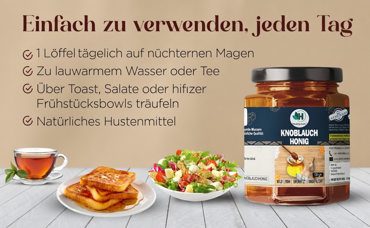 Gewohnheit mit Ei, Knoblauch und Honig: Ein einfacher Küchentrick, den viele Senioren gerne früher gekannt hätten