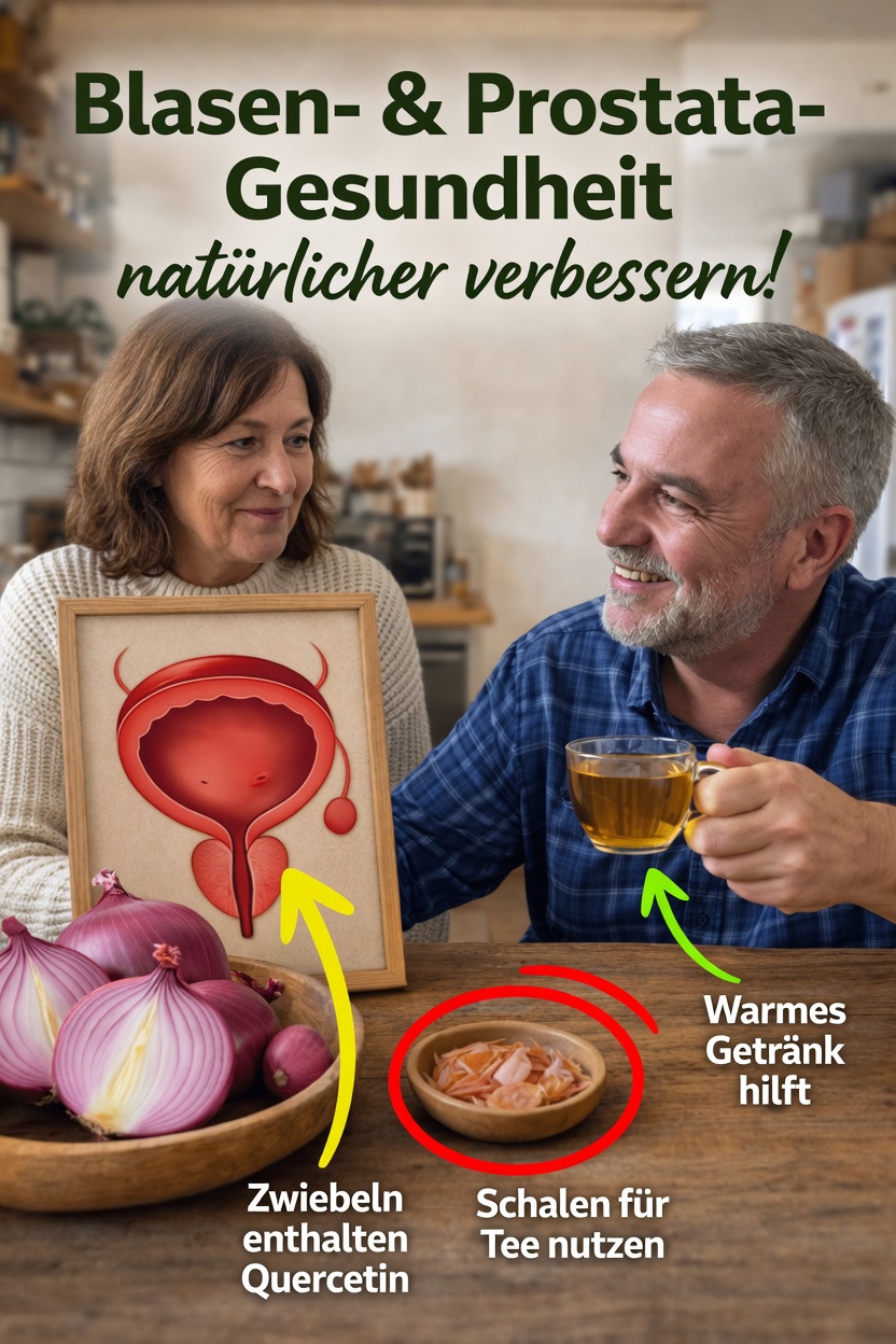 Wie Sie Ihre Blasen- und Prostatagesundheit auf natürliche Weise zu Hause mit einem einfachen Rezept aus roten Zwiebeln unterstützen können