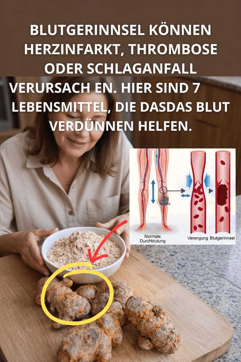 7 Lebensmittel, die auf natürliche Weise eine gesunde Durchblutung und Blutzirkulation unterstützen können