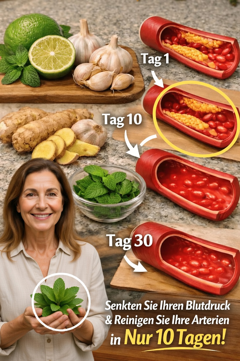 Können alltägliche Zutaten wie Knoblauch, Ingwer, Limette und Minze einen gesunden Blutdruck unterstützen?