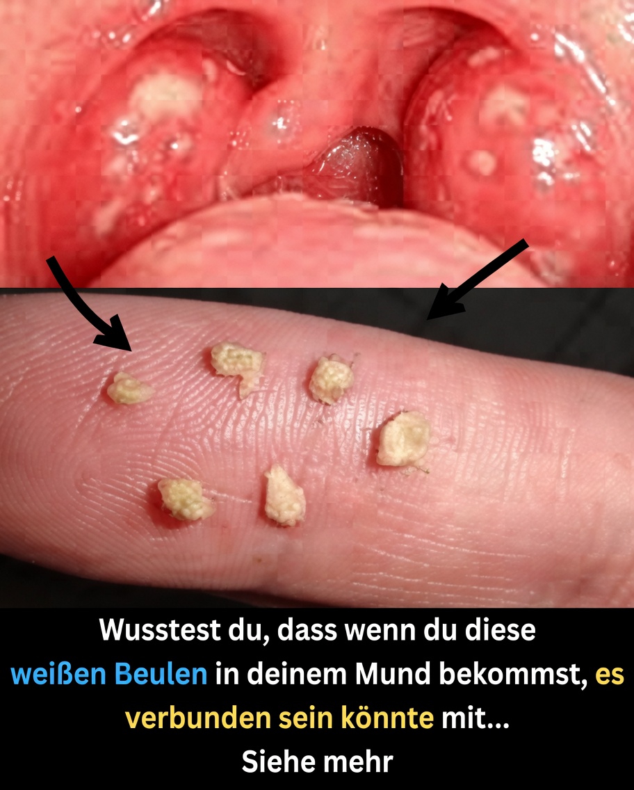 Entdecken Sie, was diese weißen Beulen in Ihrem Mund bedeuten könnten, und welche täglichen Gewohnheiten einen Versuch wert sind