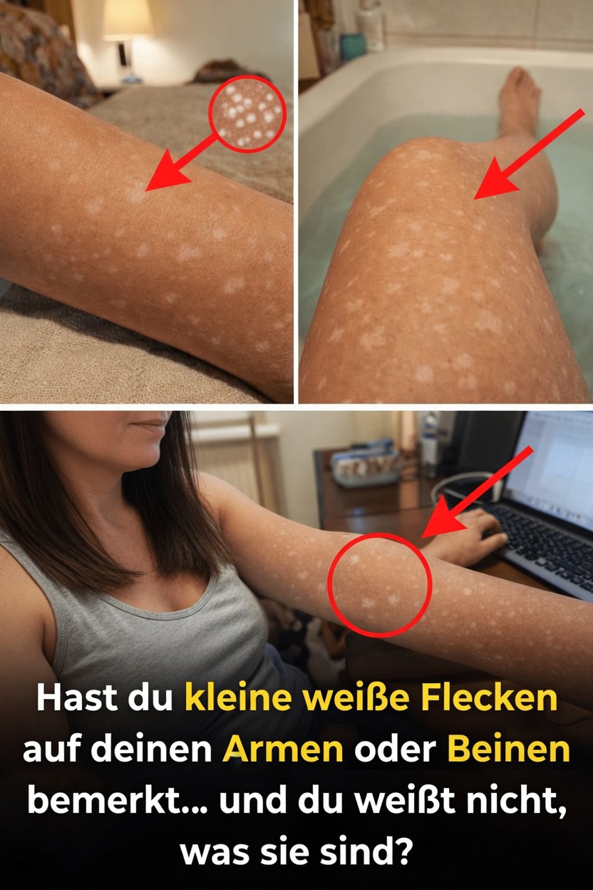Warum erscheinen kleine weiße Flecken auf Ihren Armen und Beinen? Häufige Hautveränderungen verstehen