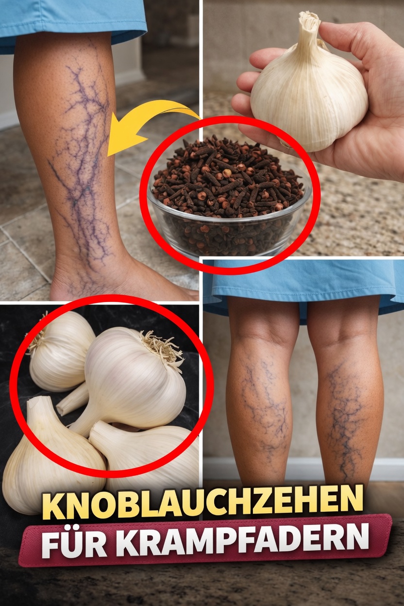 Entdecken Sie einfache Möglichkeiten, Knoblauch und Nelken zu Hause für mehr Beinwohlbefinden und zur Unterstützung der Durchblutung zu nutzen