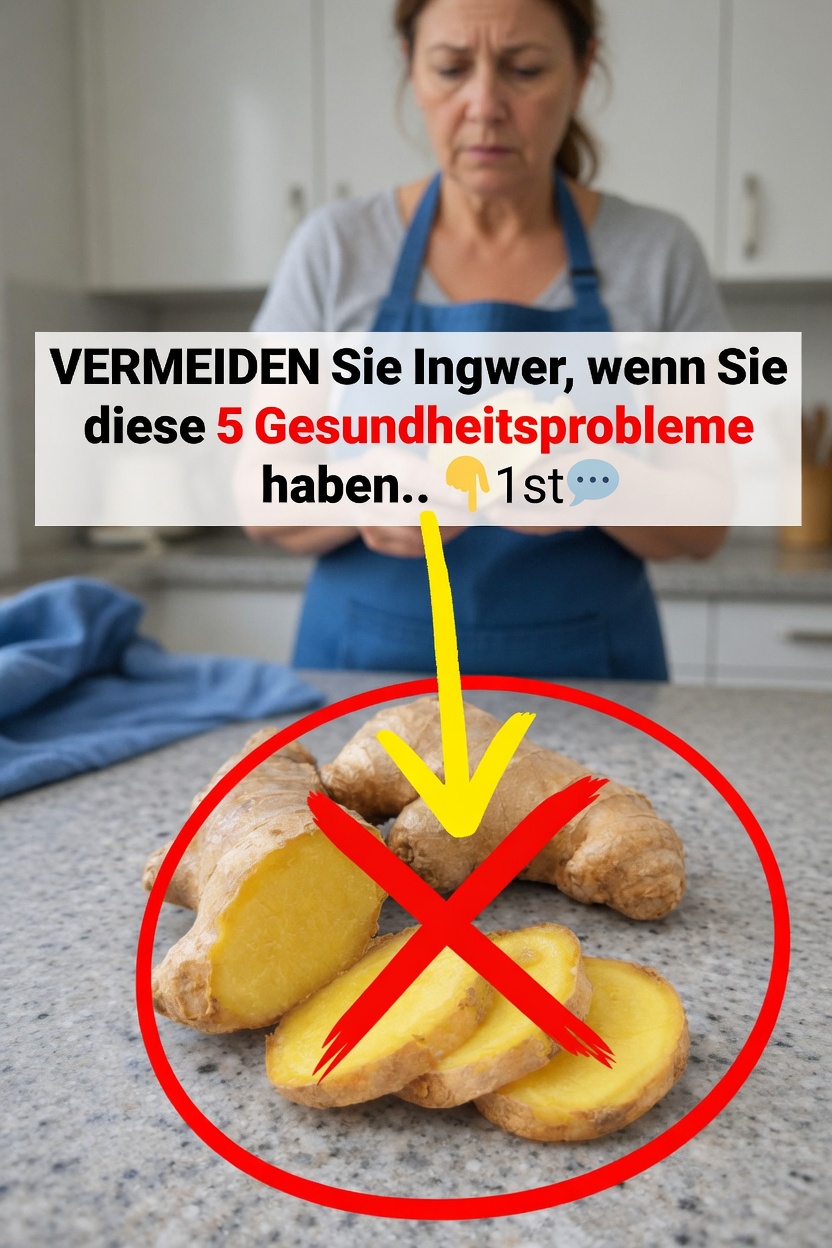 Ingwer: 5 gesundheitliche Beschwerden, bei denen Sie vorsichtig sein sollten, bevor Sie ihn in Ihre Routine aufnehmen