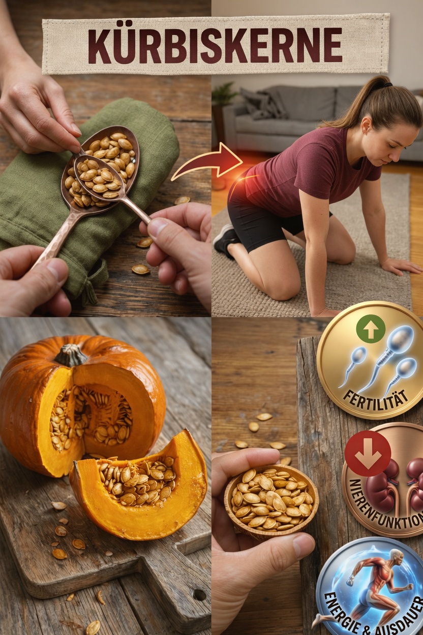 Finde heraus, was mit deinem Körper passiert, wenn du jeden einzelnen Tag Kürbiskerne isst