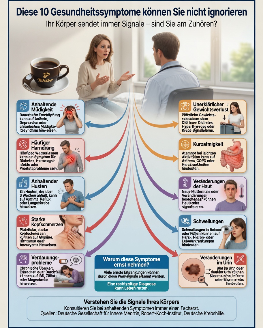 7 überraschende Körpersignale, die auf ernsthafte Gesundheitsprobleme hindeuten könnten, die Sie nicht übersehen sollten