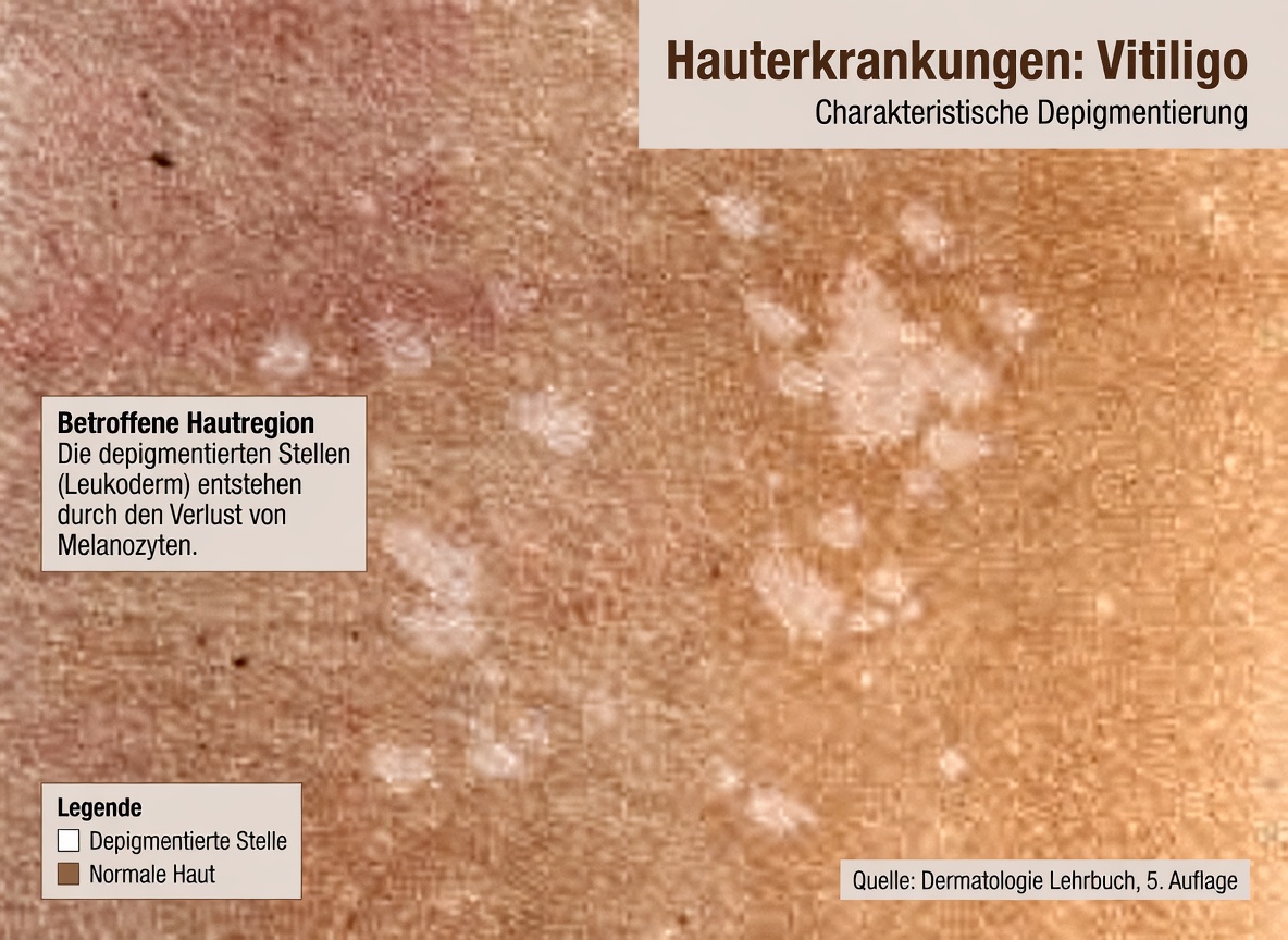 Was sind diese kleinen weißen Flecken auf der Haut?