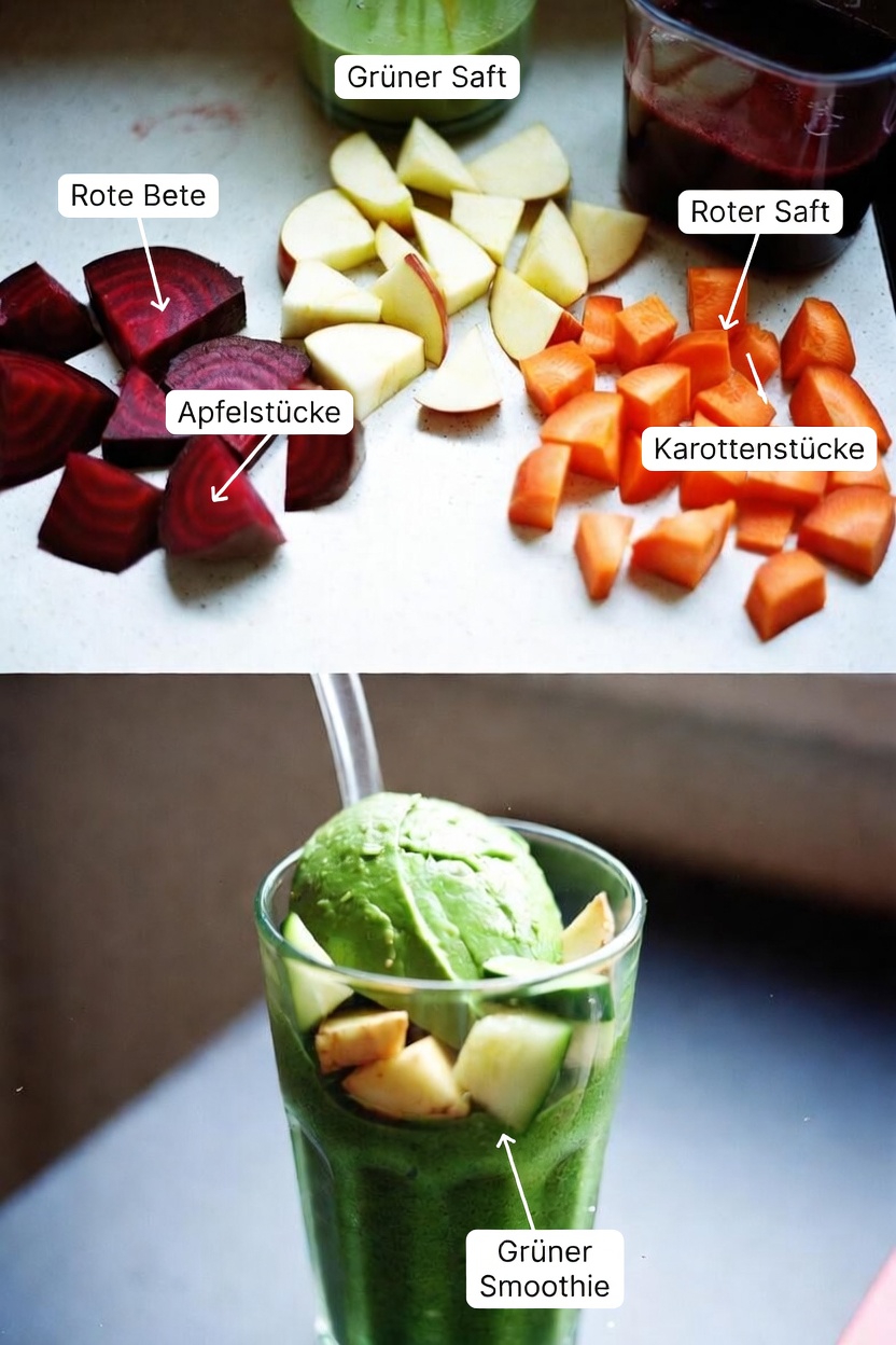 Entdecke 6 leckere hausgemachte Saftrezepte zur natürlichen Unterstützung von Energie, Immunität und erholsamem Schlaf