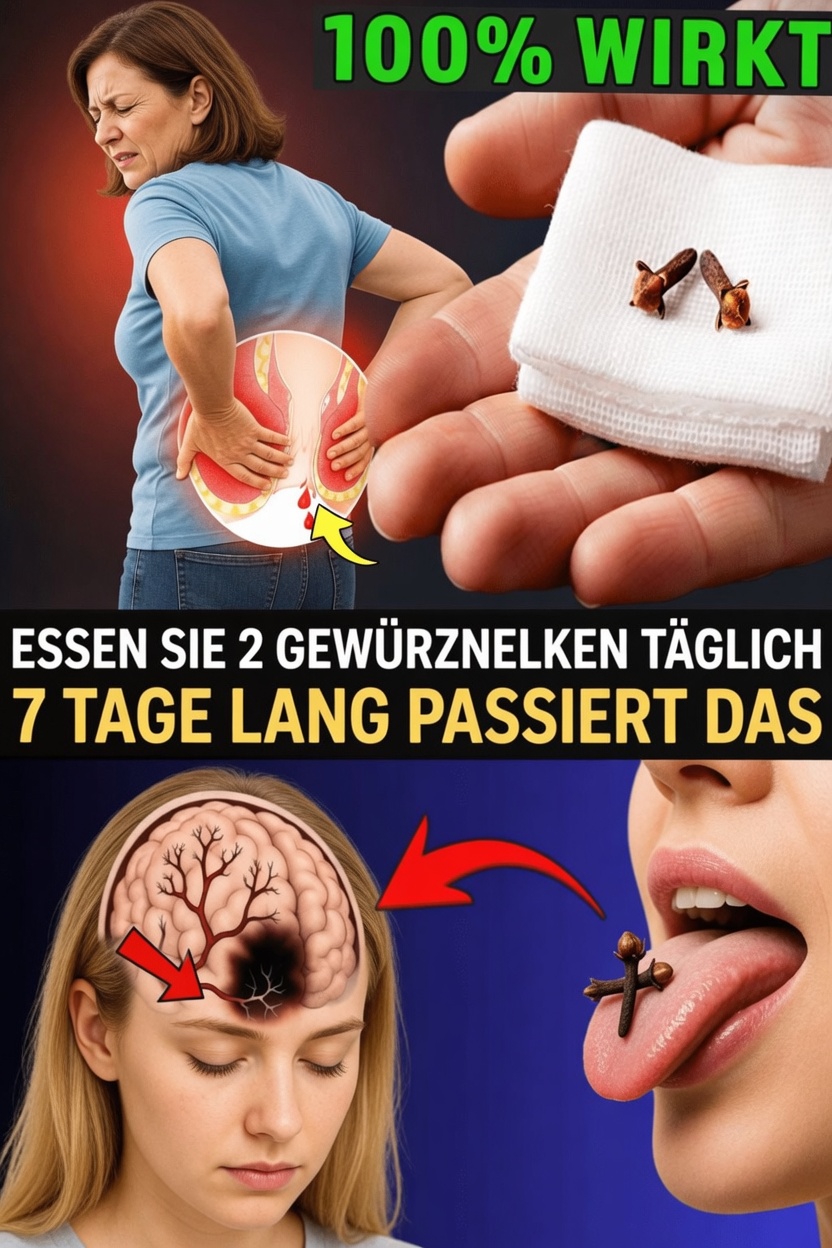 Nelken nach 60: Was passiert, wenn Sie 7 Tage lang täglich 2 Nelken essen?