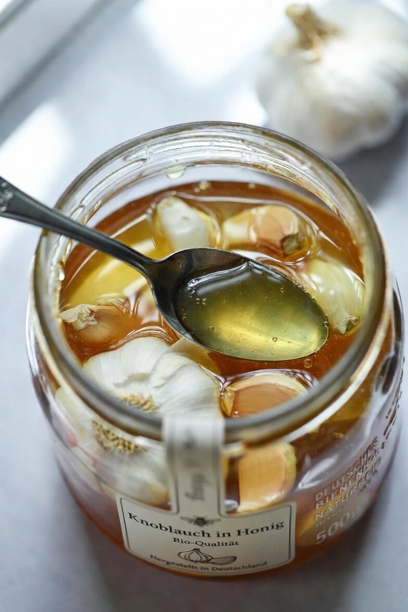 Erkundung der potenziellen Vorteile von Knoblauch und Honig: Eine einfache tägliche Gewohnheit, die man in Betracht ziehen sollte