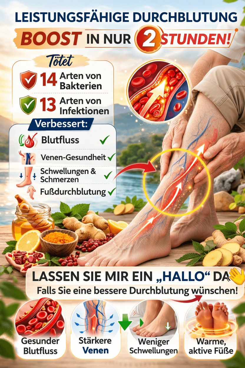 Die natürliche Gewohnheit Nr. 1 für Senioren: Knoblauch und Ingwer für eine bessere Unterstützung der Durchblutung entdecken