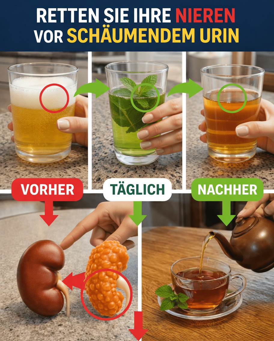 Schaumiger Urin und sein Zusammenhang mit der Nierengesundheit