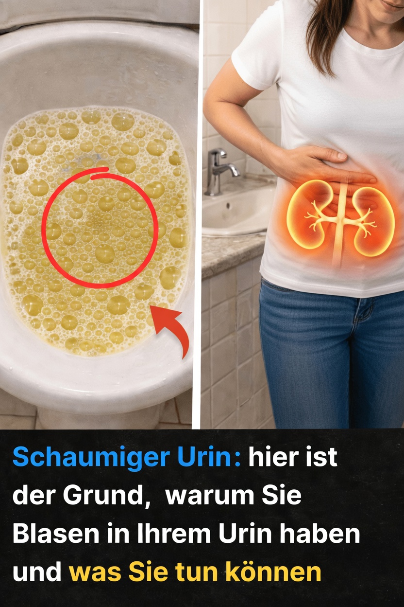 Schaumiger Urin: Warum Blasen in Ihrem Urin auftreten und was Sie dagegen tun können