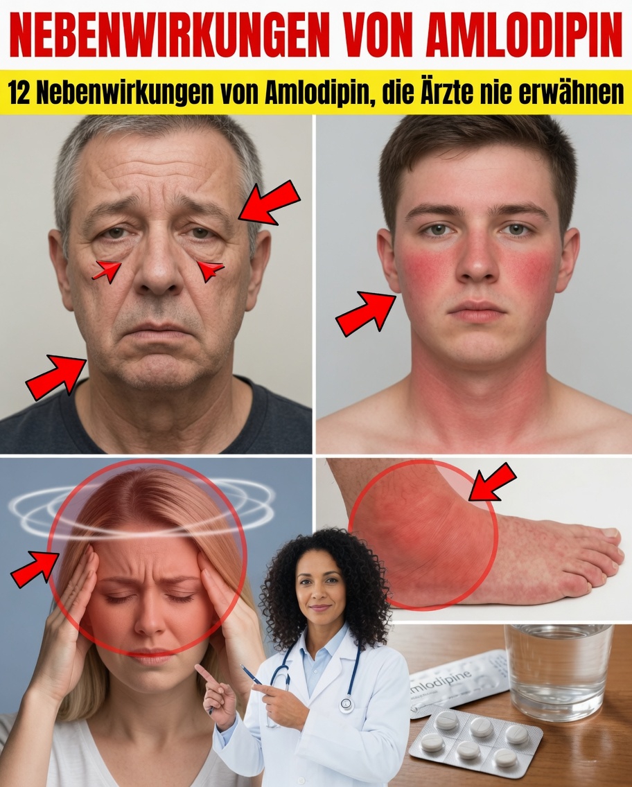 Die Nebenwirkungen von Amlodipin entschlüsselt: Was Ihr Körper Ihnen zu sagen versucht