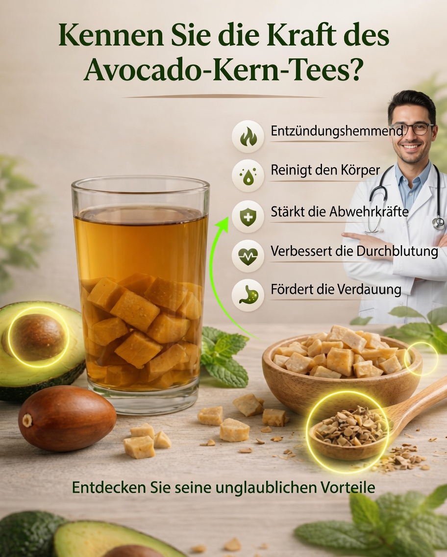 Der Avocadokern: das kraftvolle natürliche Heilmittel, das Ihren Körper reinigt und Ihre Gesundheit stärkt