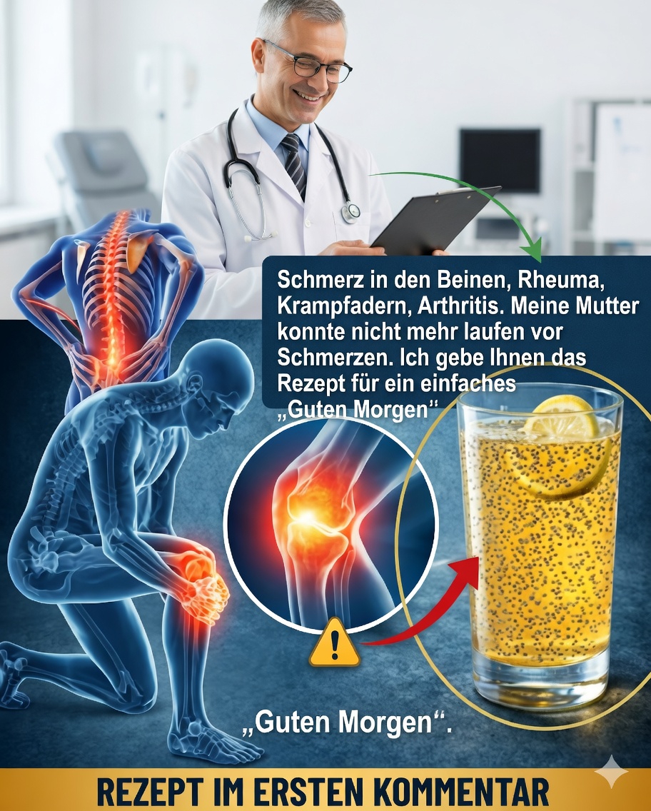 🌱 Chia-Wasser: Das natürliche Geheimnis zur Verbesserung der Durchblutung und zur Linderung von Beinschmerzen