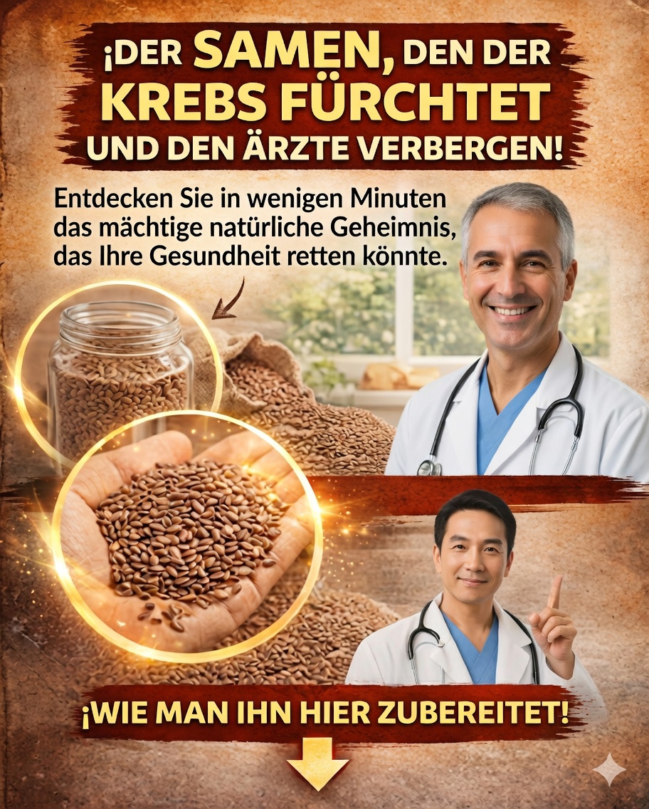 🌱 5 kraftvolle Samen, die helfen, die Arterien zu reinigen und die Herzgesundheit zu verbessern