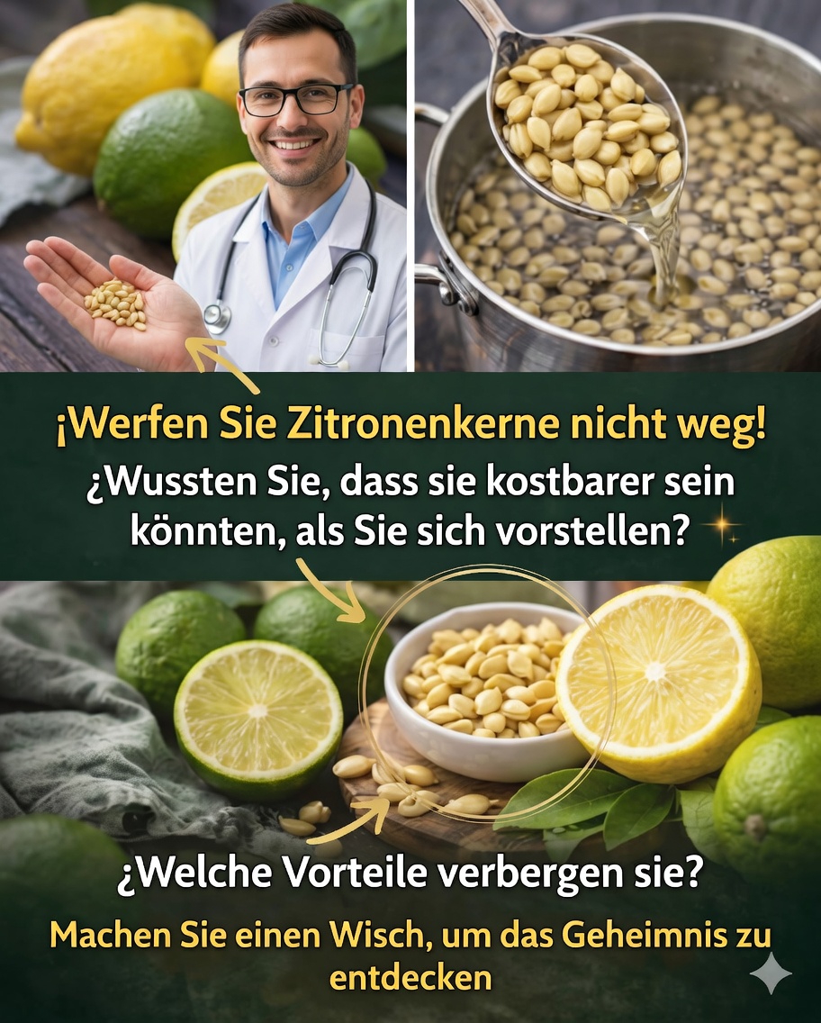 🍋 Zitronenkerne: das natürliche Geheimnis, das viele wegwerfen, ohne seine gesundheitlichen Vorteile zu kennen