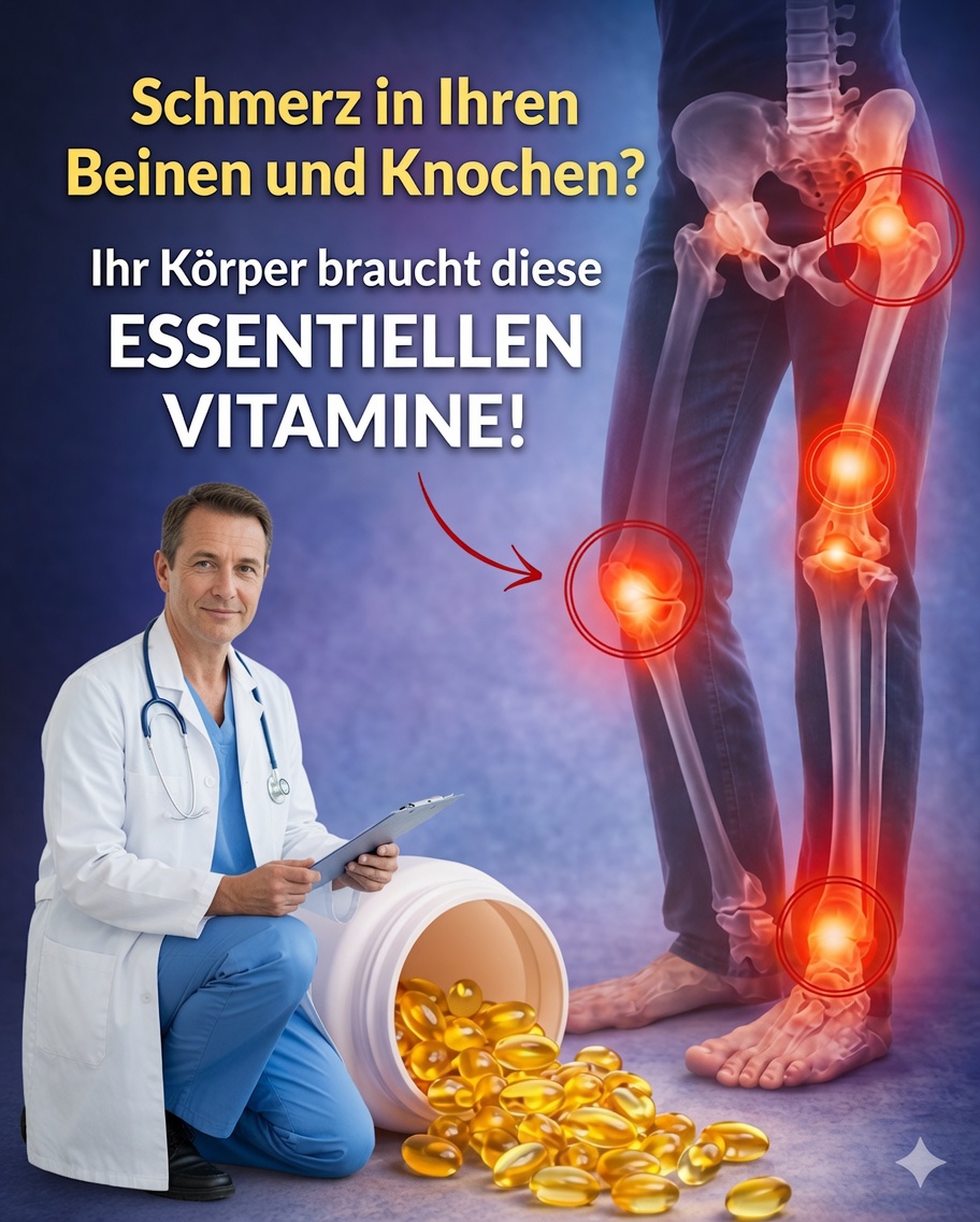 🦴 Das essenzielle Vitamin, das Gelenkschmerzen auf natürliche Weise lindern kann